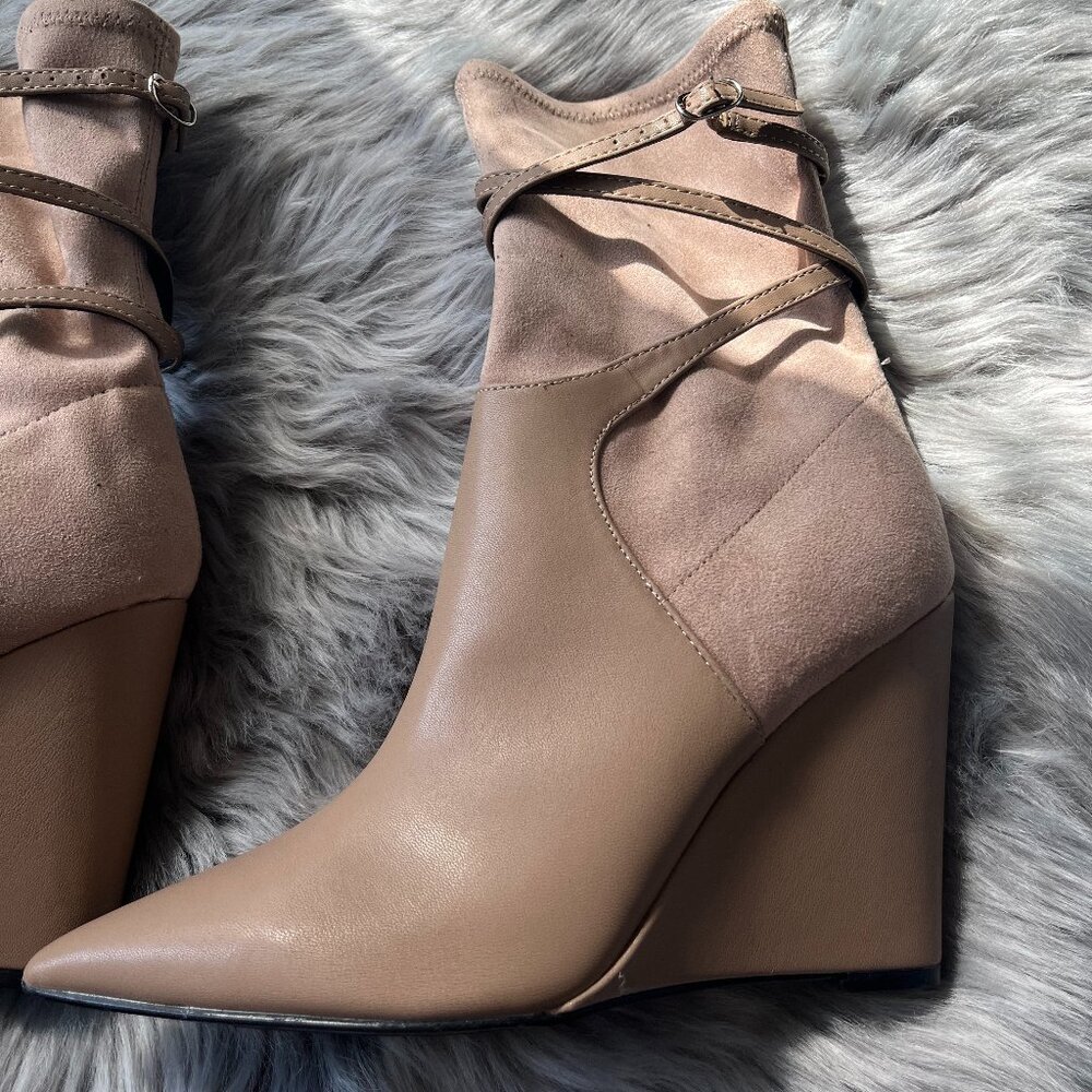 Guess Suede Pointed Toe Boots